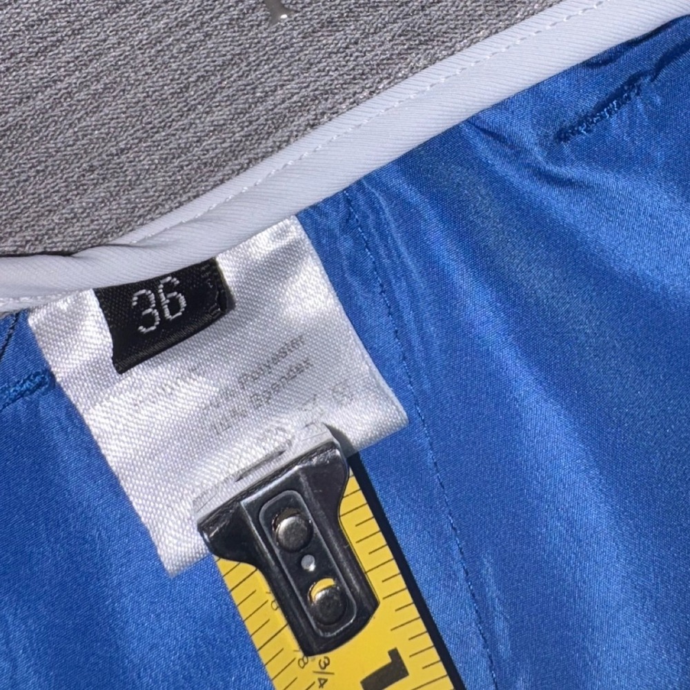 HRESKI Men's Blue Elastic Waist Golf Shorts Size 36 Casual Athletic - Picture 3 of 6